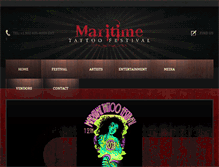 Tablet Screenshot of maritimetattoofestival.com